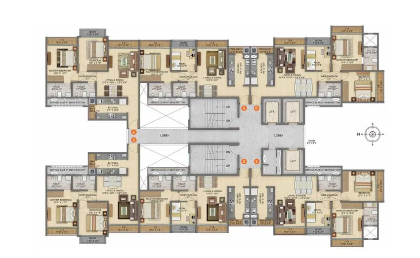 Shapoorji Joyville Floor plan 3